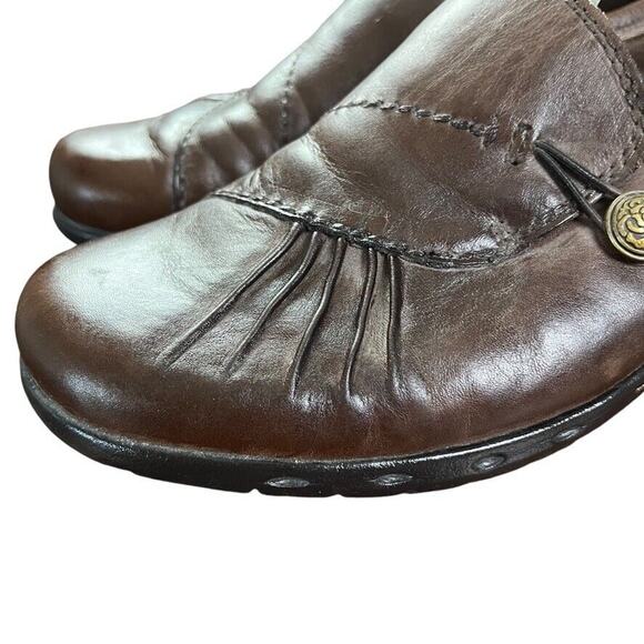 Cobb Hill by New Balance Womens Paulette Leather Brown Comfort Loafers sz 8 W - Picture 11 of 16